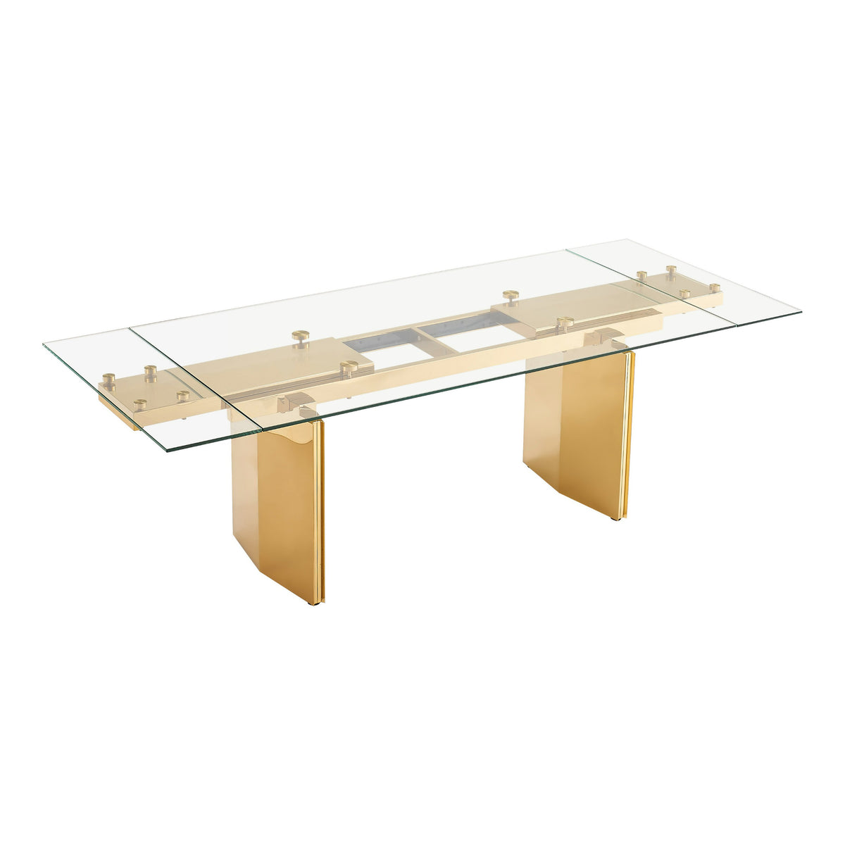 Nassim - Glam Glass Extendable Dining Table by VIG Furniture - View 13