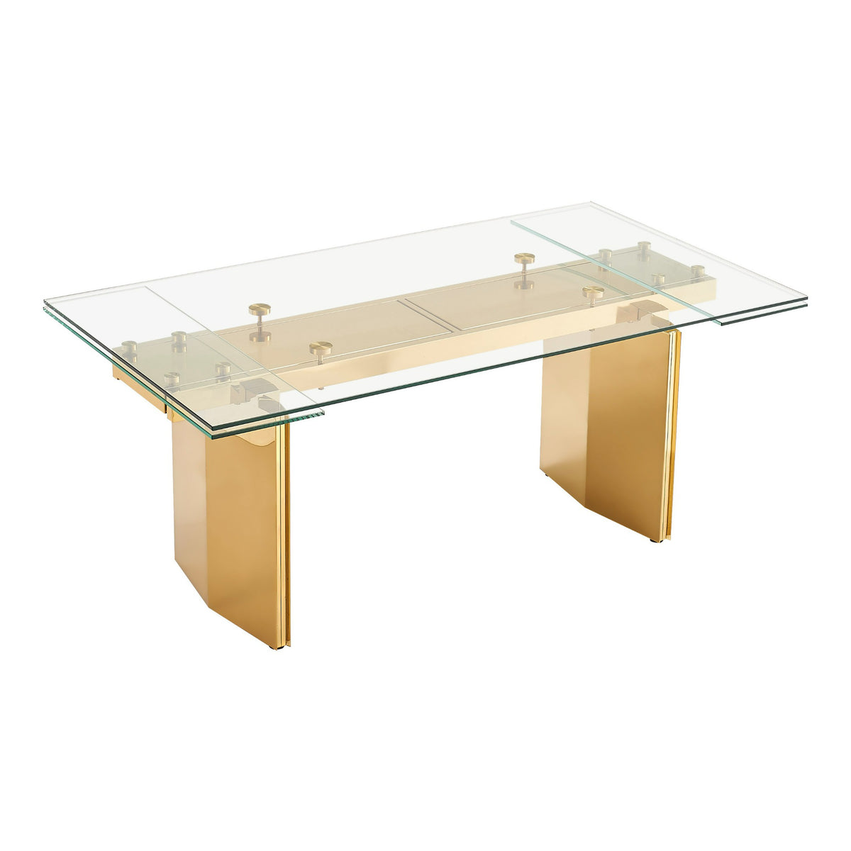 Nassim - Glam Glass Extendable Dining Table by VIG Furniture - View 14
