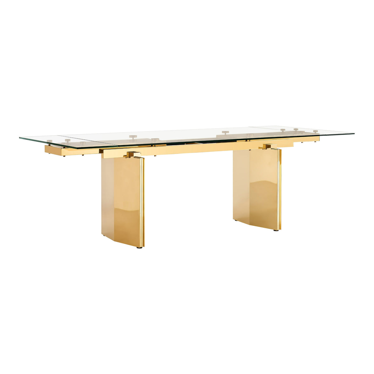Nassim - Glam Glass Extendable Dining Table by VIG Furniture - View 11