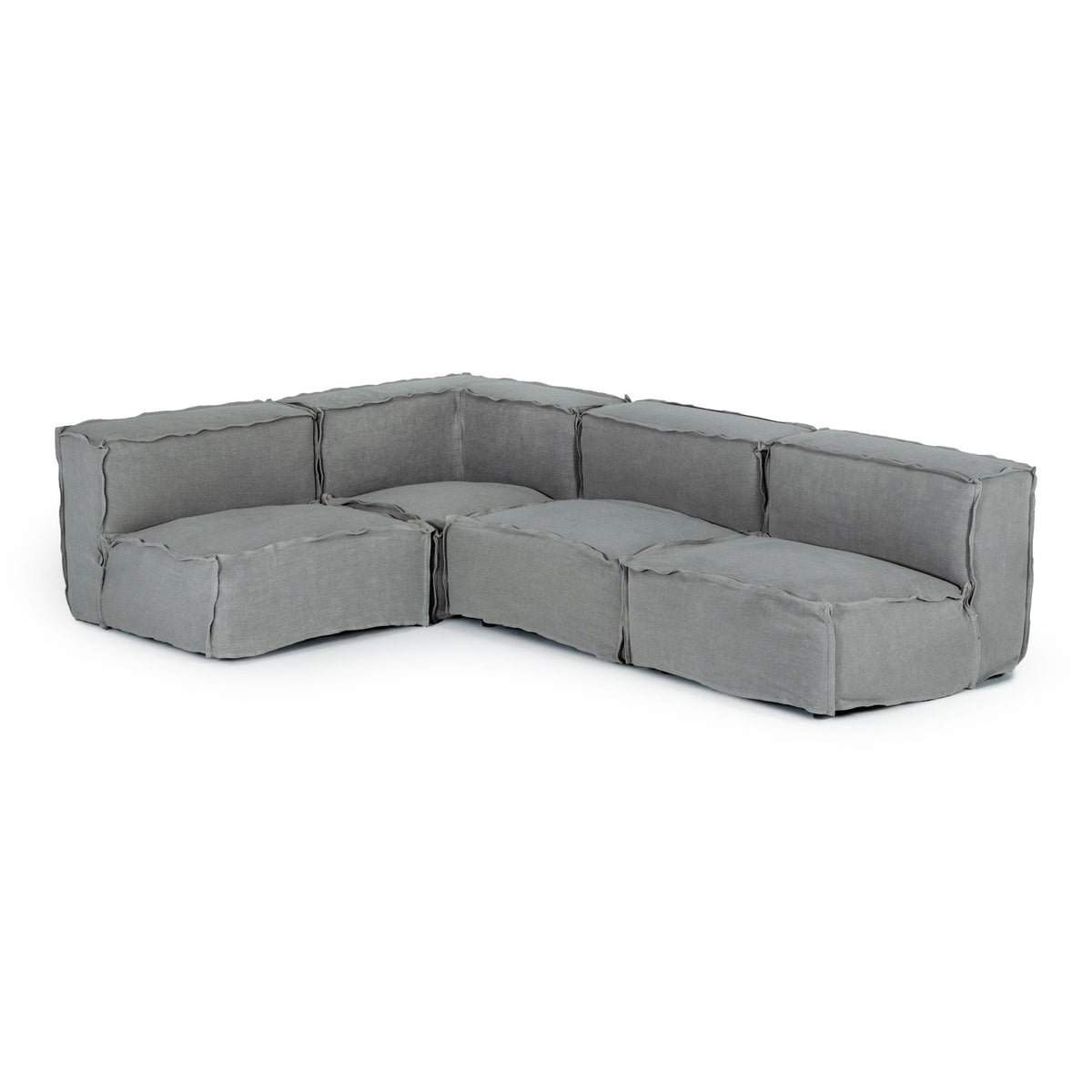 Navstar - Contemporary Grey Fabric Modular Sectional Sofa by VIG Furniture - View 1