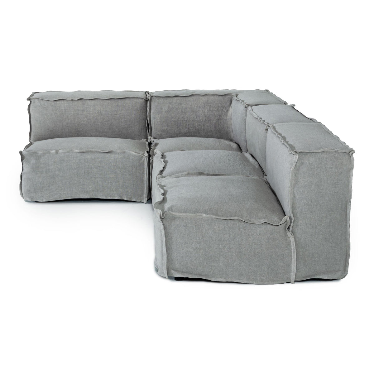 Navstar - Contemporary Grey Fabric Modular Sectional Sofa by VIG Furniture - View 7