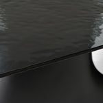 Neptune - Modern Grey Wave Glass + Black Dining Table by VIG Furniture - View 4