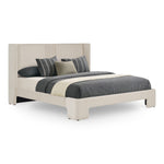 Newhart - Modern Beige Fabric Bed by VIG Furniture - View 2