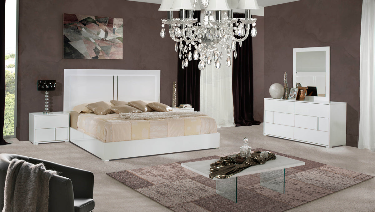 Nicla Italian Modern White Bed by VIG Furniture - View 2