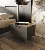 Queen Soria Modern Grey Wash Bedroom Set