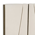 Nixa - Modern Beige Velvet + Brushed Bronze Bed + Birch Nightstands by VIG Furniture - View 5