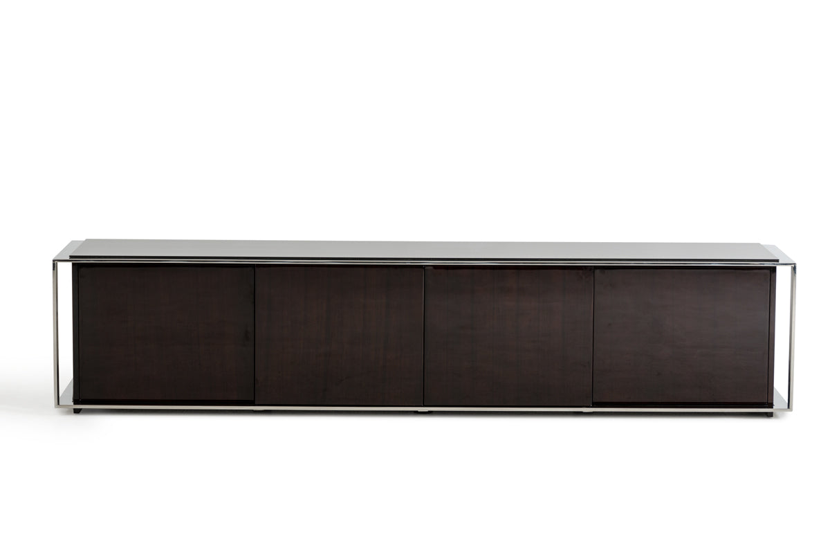 Noble Modern Ebony Lacquer TV Entertainment Center by VIG Furniture - View 5