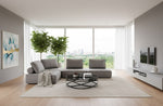 Nolden - Modern Grey Fabric Modular 4-Piece Sectional Sofa by VIG Furniture - View 3