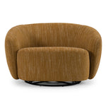 Norris - Modern Mustard Fabric Swivel Accent Chair by VIG Furniture - View 3