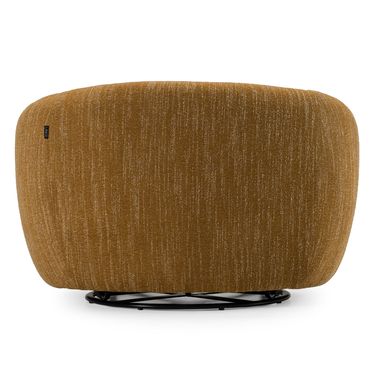 Norris - Modern Mustard Fabric Swivel Accent Chair by VIG Furniture - View 5
