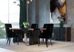 Cartier Modern Black & Rosegold Dining Table by VIG Furniture - View 6