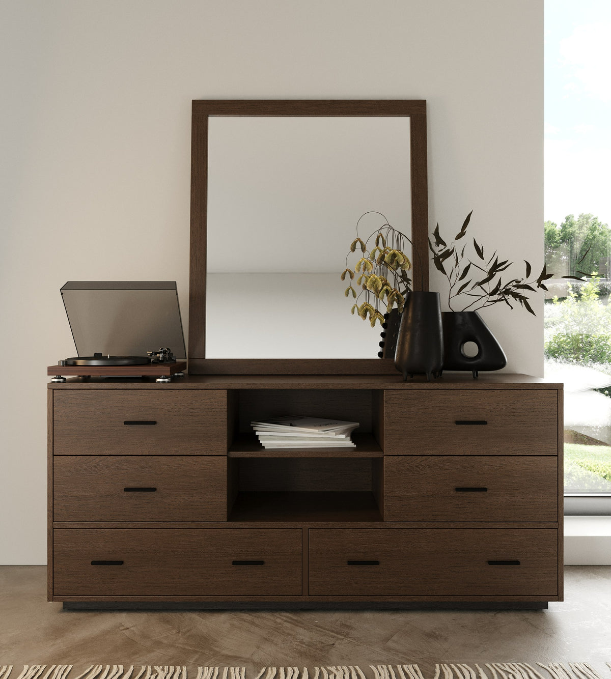 Fantasia - Contemporary Dark Walnut Dresser by VIG Furniture - View 3