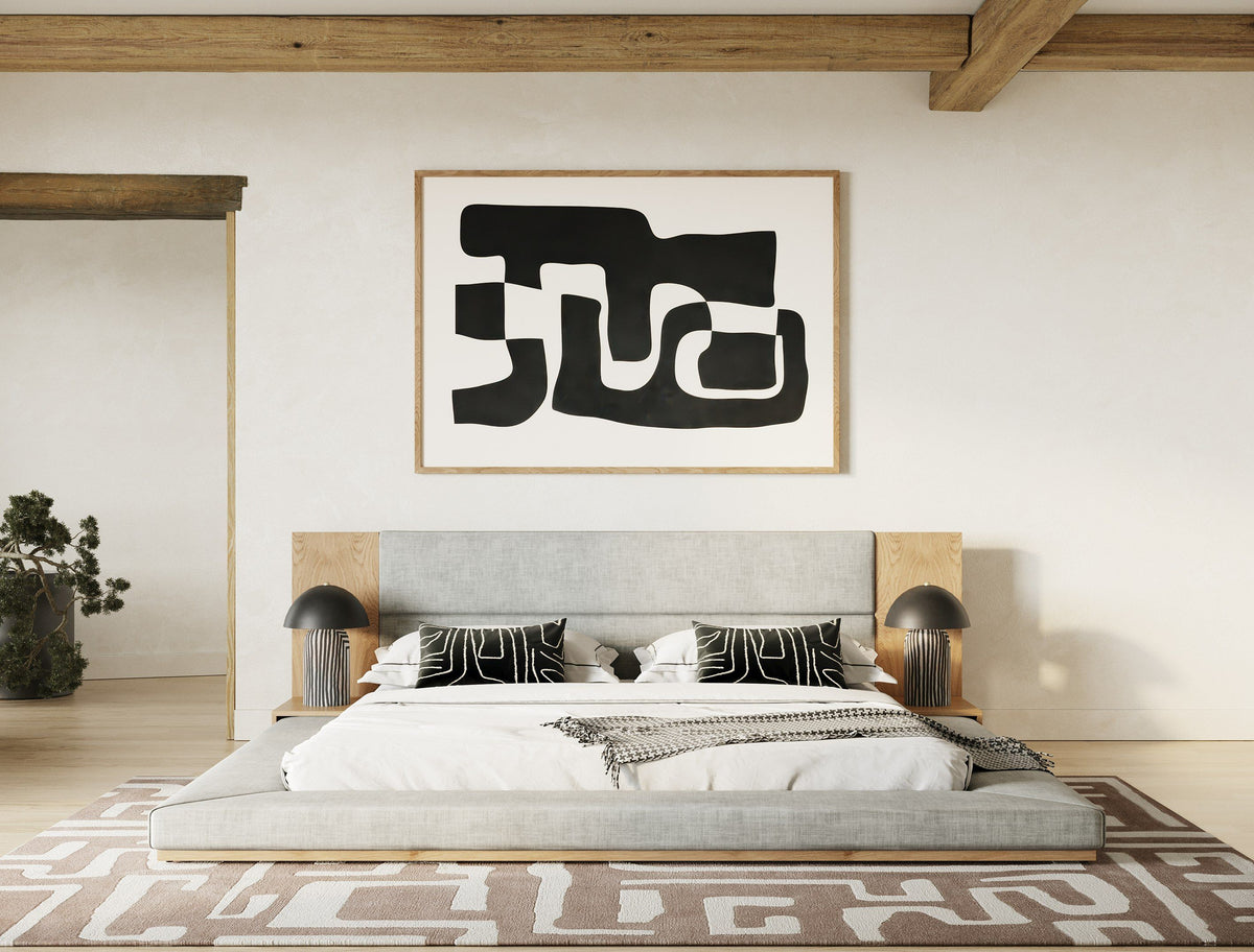 California King Jagger Modern Natural Oak Bedroom Set