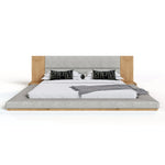 Jagger Modern Natural Oak Bed by VIG Furniture - View 1
