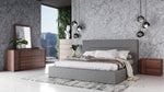 Juliana - Italian Modern Grey Upholstered Bed by VIG Furniture - View 6