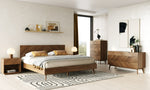 Kamela -Modern Walnut Bed by VIG Furniture - View 5