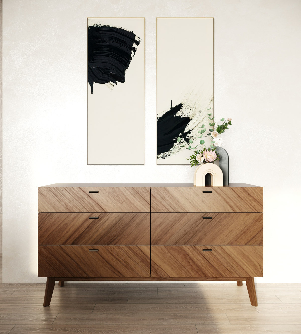 Kamela- Modern Walnut Dresser by VIG Furniture - View 10