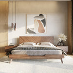 Soren - Modern Walnut Bed by VIG Furniture - View 3