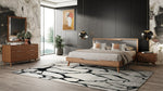 Soria Mid-Century Grey & Walnut Bed by VIG Furniture - View 10