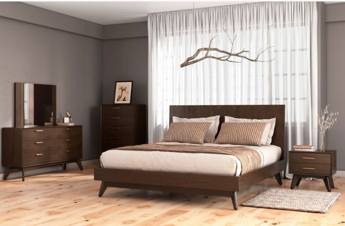 Novak - Eastern King Modern Dark Oak Bedroom Set by VIG Furniture - View 1
