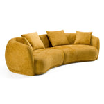 Oakland - Modern Mustard Fabric 4 Seat Sofa by VIG Furniture - View 3