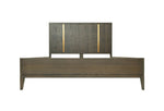 Oakley - Mid-Century Queen Size Dark Brown Bed by VIG Furniture - View 1