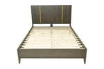 Oakley - Mid-Century Queen Size Dark Brown Bed by VIG Furniture - View 2