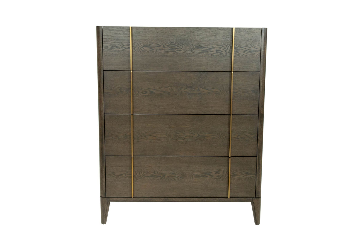Oakley - Mid-Century Dark Brown Chest by VIG Furniture - View 1