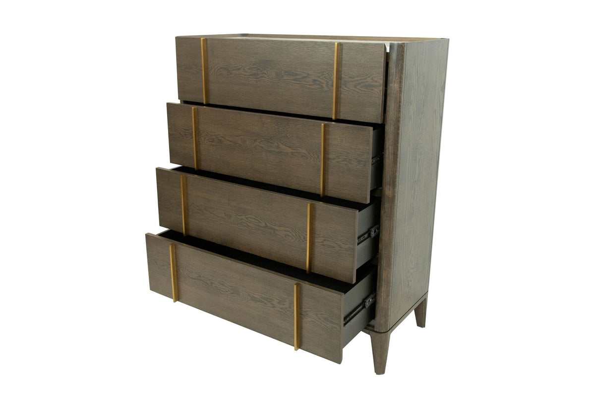 Oakley - Mid-Century Dark Brown Chest by VIG Furniture - View 2