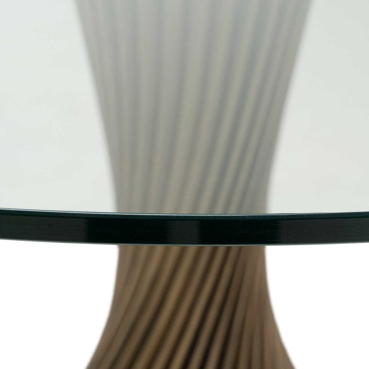Ocasio - Modern Glass + Grey Ash Round Dining Table by VIG Furniture - View 5