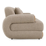 Odette - Modern Beige Fabric + White Burl Sofa by VIG Furniture - View 5