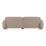 Odette - Modern Beige Fabric + White Burl Sofa by VIG Furniture - View 7