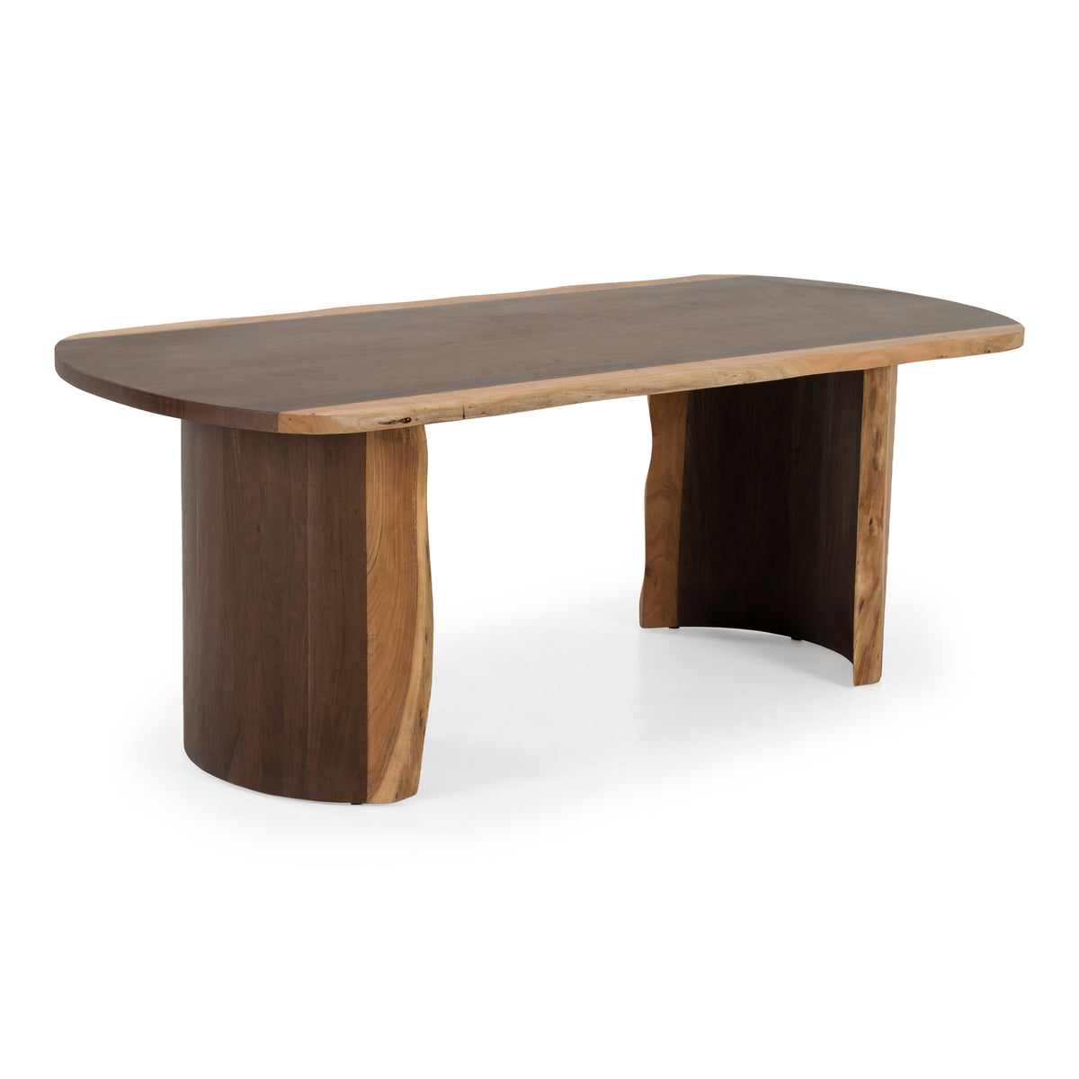 Orville - Modern Live Edge Acacia Dining Table by VIG Furniture - View 5