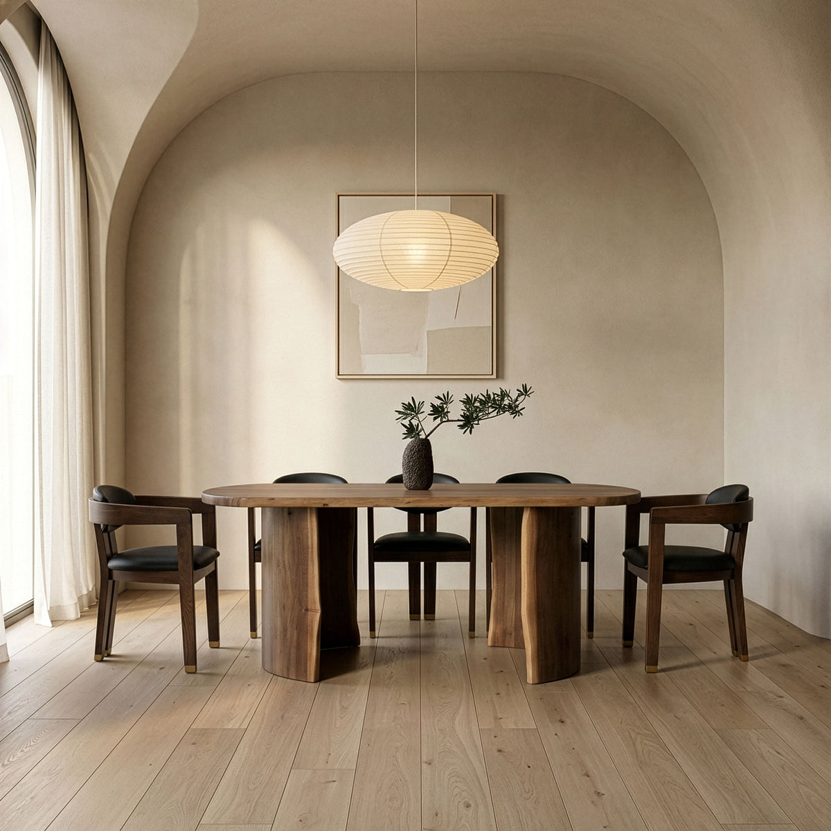 Orville - Modern Live Edge Acacia Dining Table by VIG Furniture - View 3