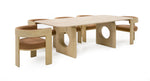Osaka - Modern Faux Marble + Natural Ash Dining Table by VIG Furniture - View 6