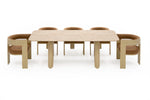 Osaka - Modern Faux Marble + Natural Ash Dining Table by VIG Furniture - View 7