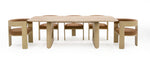 Osaka - Modern Faux Marble + Natural Ash Dining Table by VIG Furniture - View 8