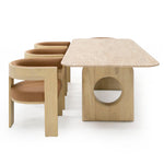 Osaka - Modern Faux Marble + Natural Ash Dining Table by VIG Furniture - View 10