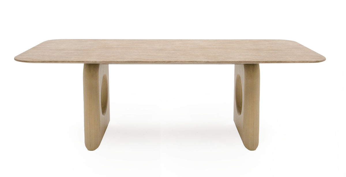Osaka - Modern Faux Marble + Natural Ash Dining Table by VIG Furniture - View 13