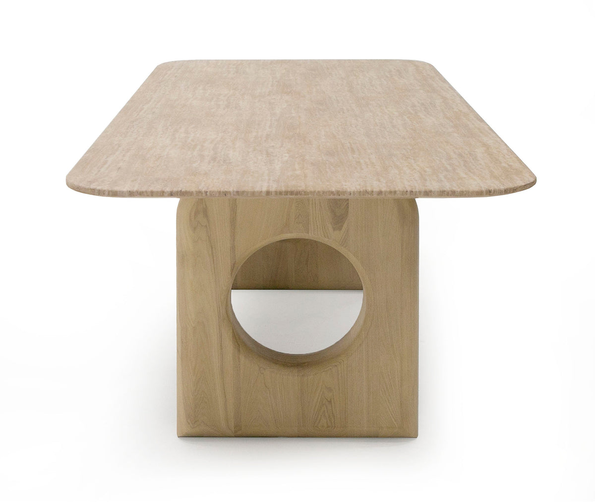 Osaka - Modern Faux Marble + Natural Ash Dining Table by VIG Furniture - View 14