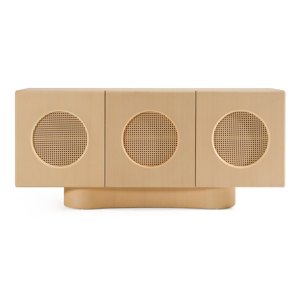 Osaka - Modern Natural Ash + Rattan Buffet by VIG Furniture - View 1