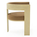 Osaka - Modern Natural Ash + Rust Fabric Dining Chair by VIG Furniture - View 5