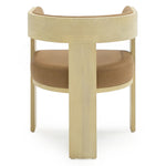 Osaka - Modern Natural Ash + Rust Fabric Dining Chair by VIG Furniture - View 6