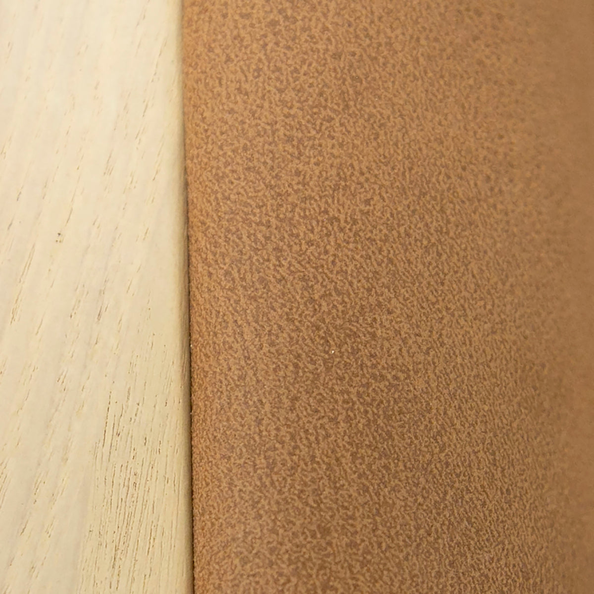Osaka - Modern Natural Ash + Rust Fabric Dining Chair by VIG Furniture - View 2