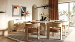 Osaka - Modern Faux Marble + Natural Ash Dining Table by VIG Furniture - View 5