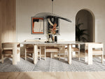 Osaka - Modern Faux Marble + Natural Ash Dining Table by VIG Furniture - View 3