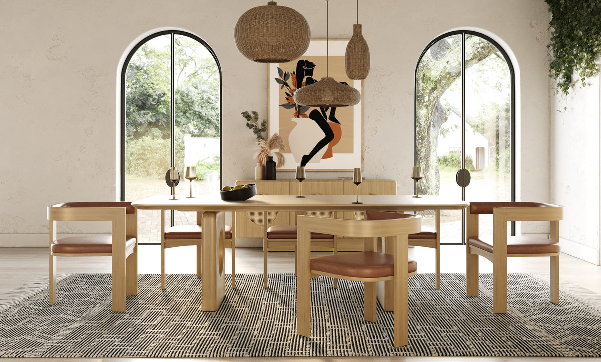Oshana - Modern White Oak Dining Table by VIG Furniture - View 3