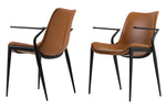 Osprey - Modern Camel Vegan Leather Dining Chair (Set of 2) by VIG Furniture - View 2