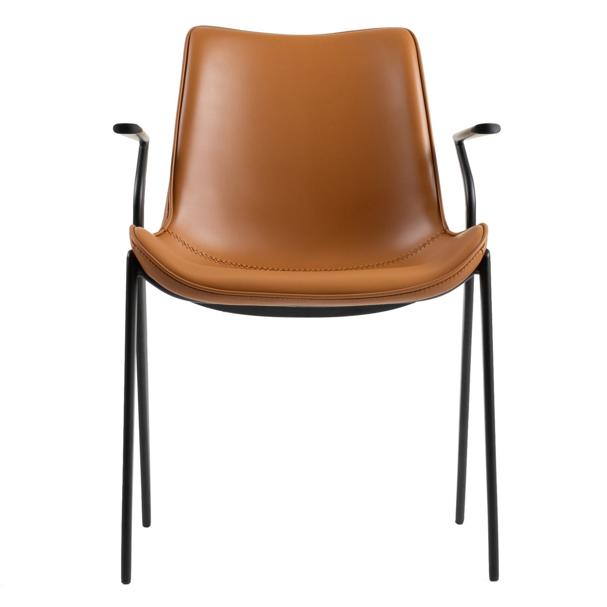Osprey - Modern Camel Vegan Leather Dining Chair (Set of 2) by VIG Furniture - View 3