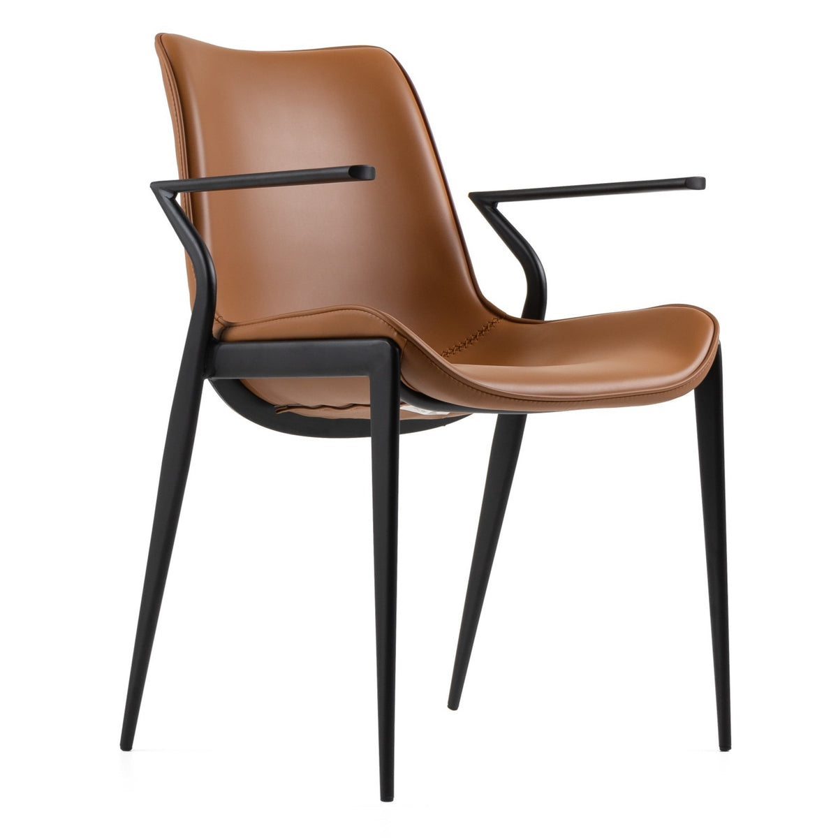 Osprey - Modern Camel Vegan Leather Dining Chair (Set of 2) by VIG Furniture - View 1